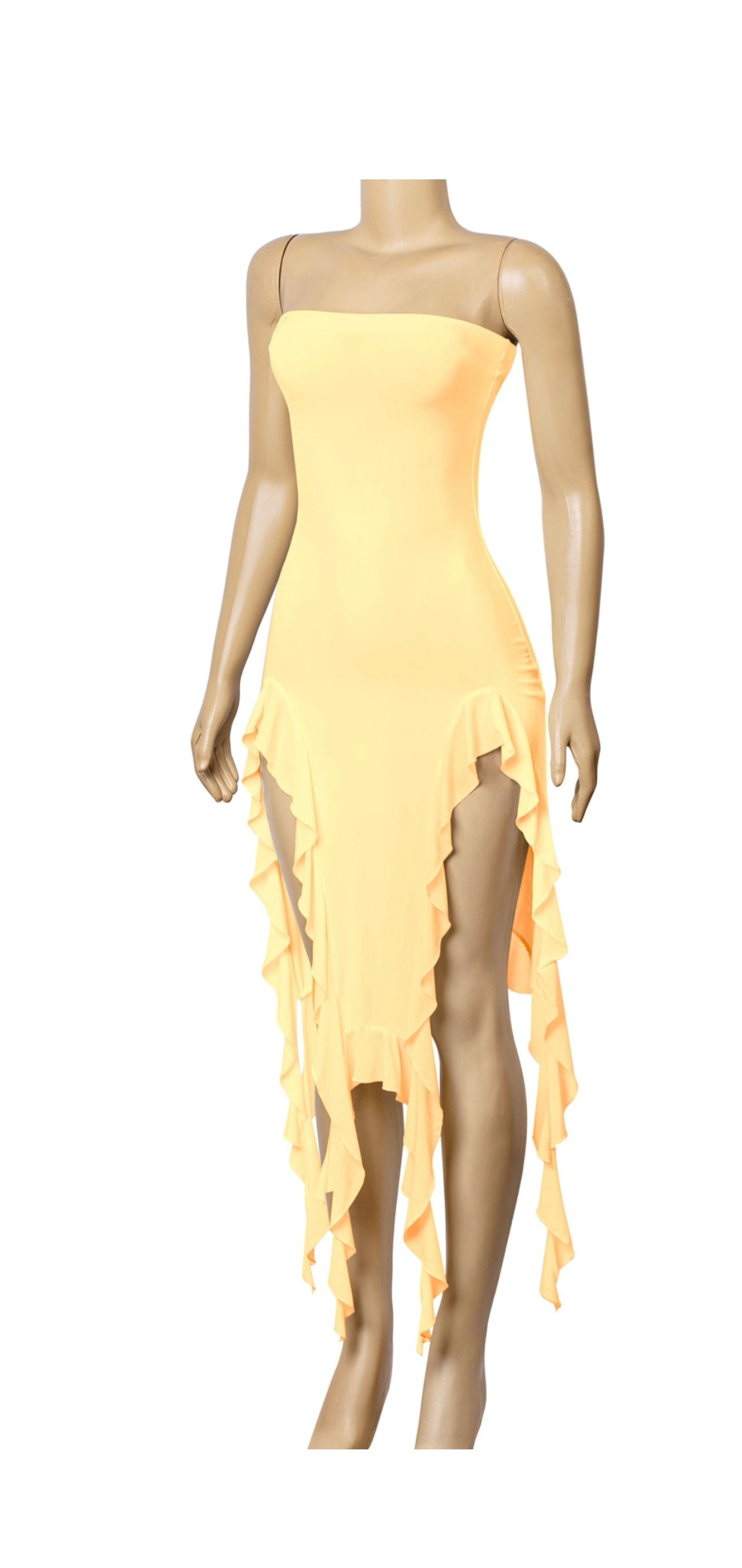 Angelic Maxi Dress - Yellow
