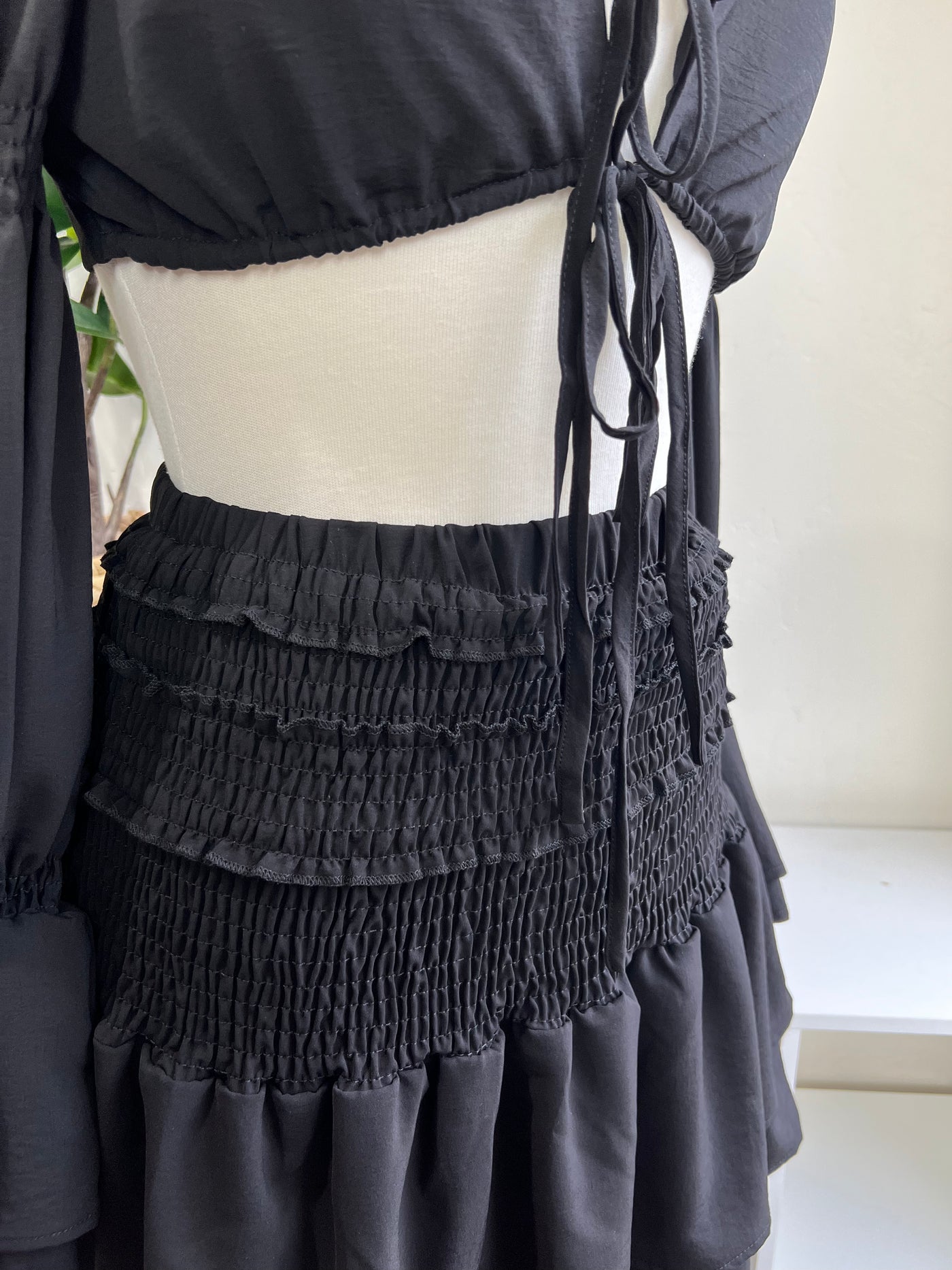 Kaylee Skirt Set - Black
