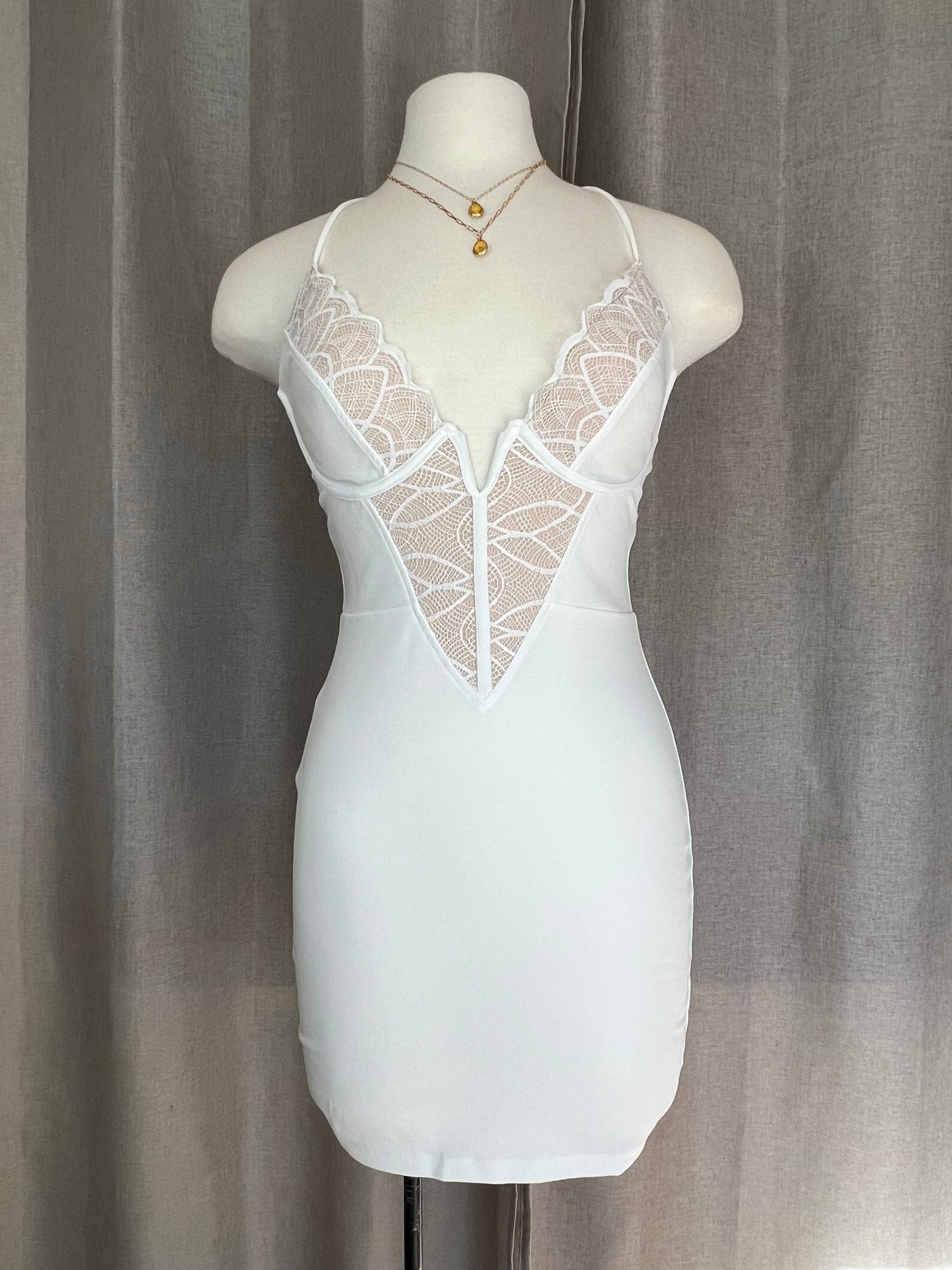 Kim Mini Dress - White
