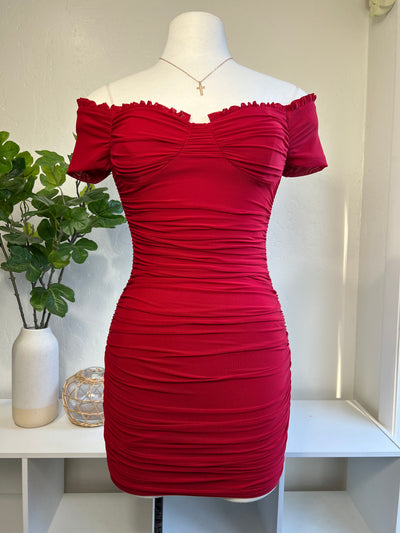 City Views Mini Dress - Red