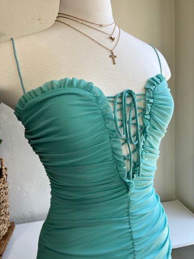 Aquamarine Mini Dress