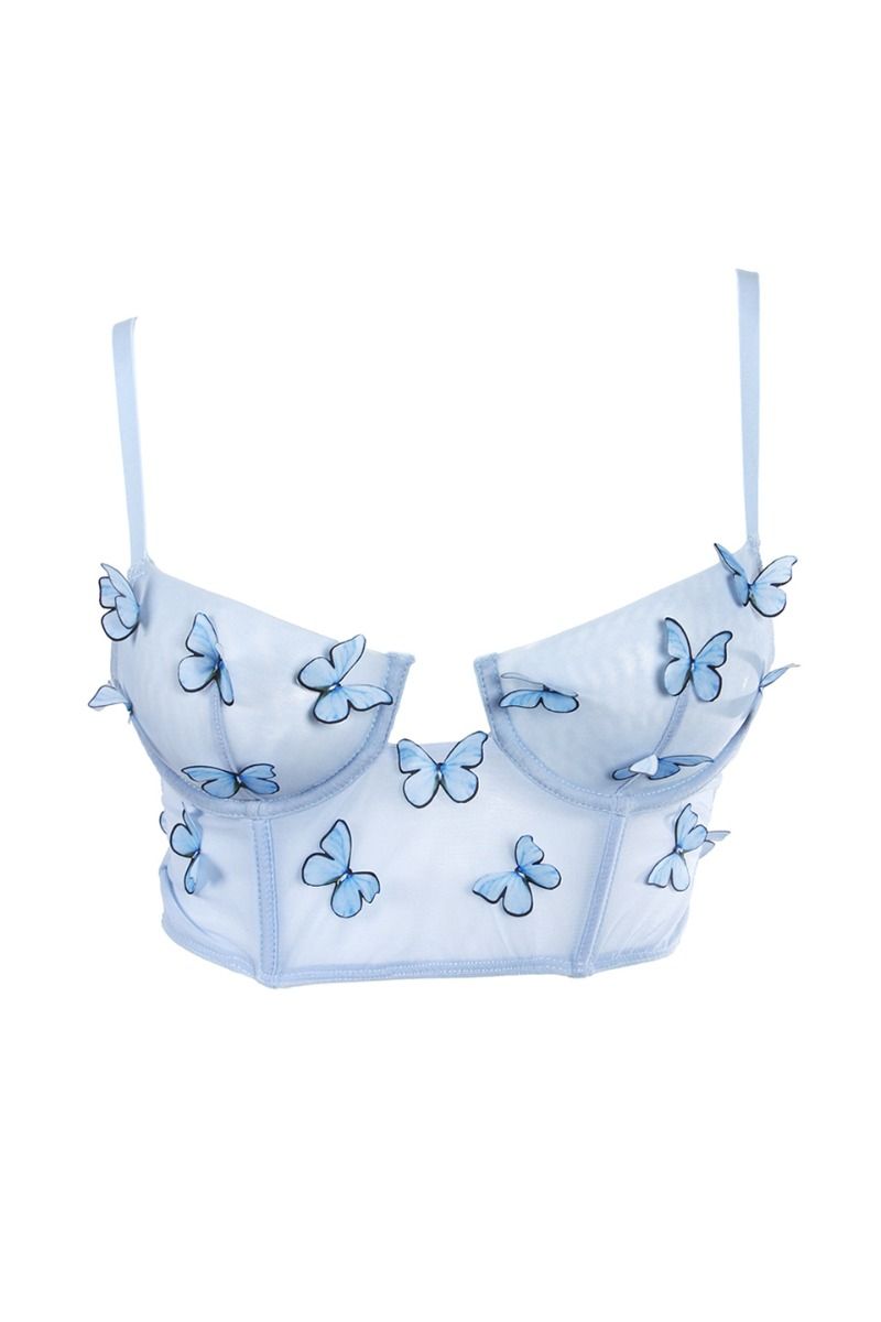 Mariposa Top - Blue