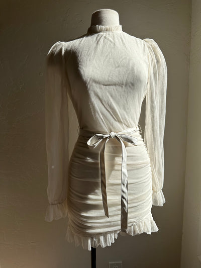 Lovely Mini Dress - Ivory