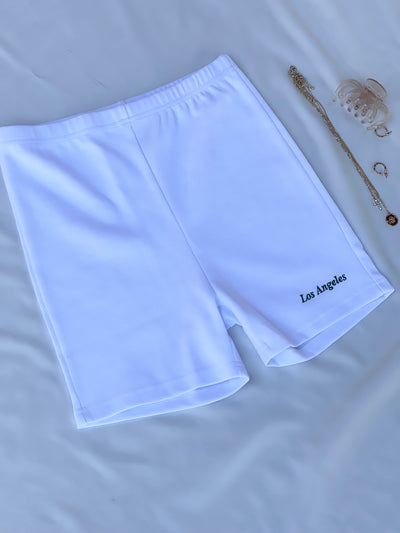 L.A. Biker Shorts Off-White
