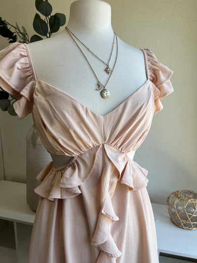 Enchanting Mini Dress - Blush