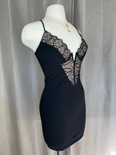 Kim Mini Dress - Black