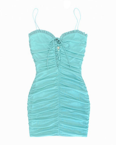 Aquamarine Mini Dress