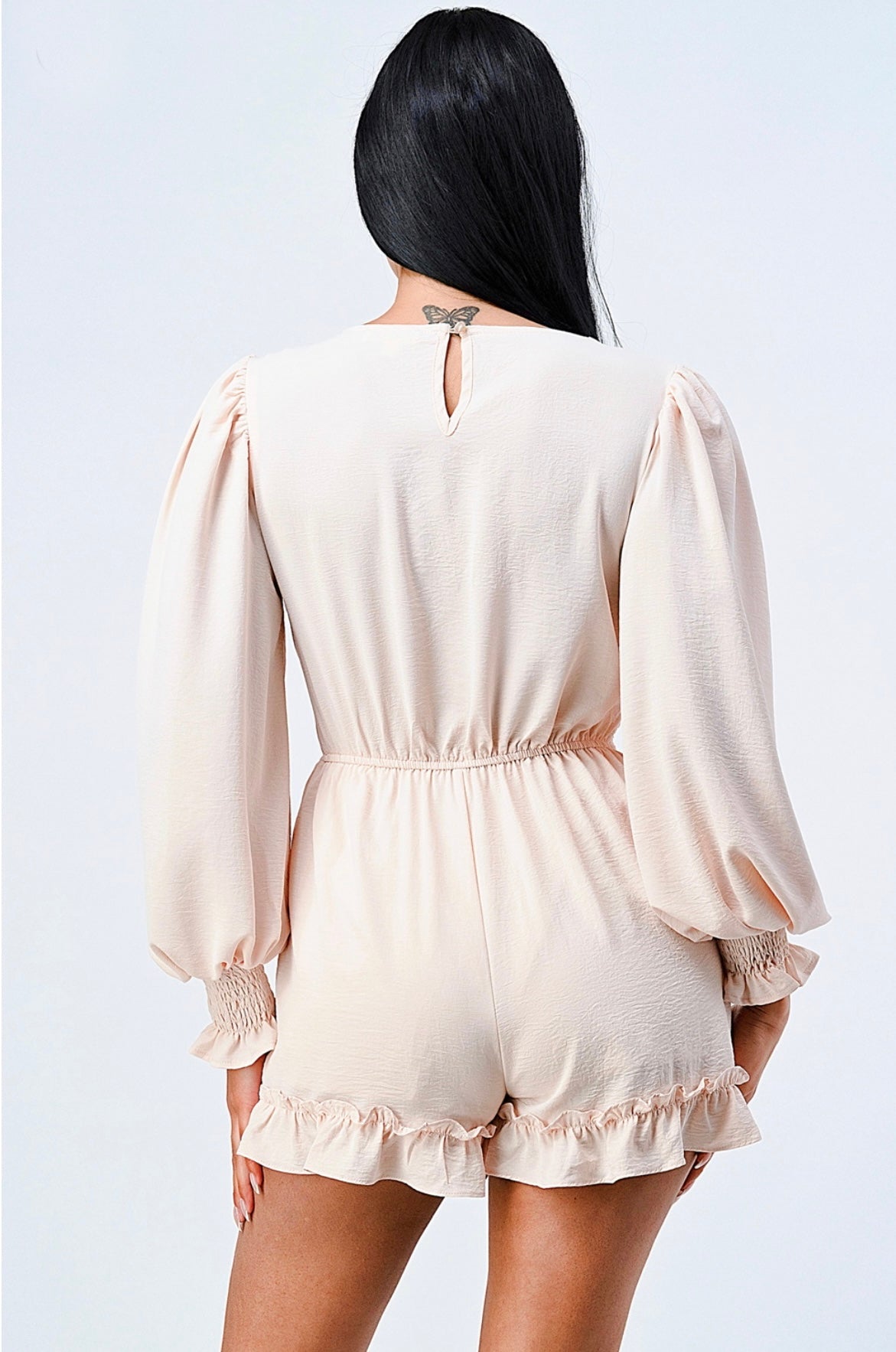 Summer Holiday Mini Romper - Blush